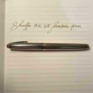 Vintage Shaeffer gold filled fountain pen 14k nib